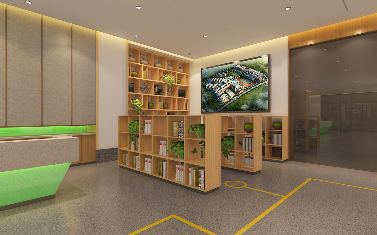 820㎡ Children's Early Education Interior Design Rendering